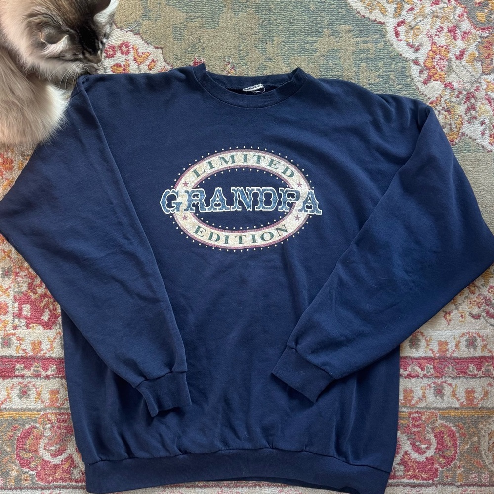 Vintage America Navy Blue Limited Edition Sweatshirt